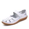 Fashion Sandals Summer Breathable Leather Slippers Women Fashion Non Slip Casual Roman Shoes Ladies Sandals White Shose