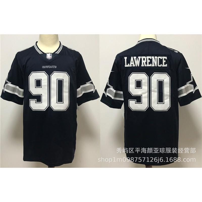Mens NFL Dallas Cowboys Embroidered Jersey Rugby Style Football Uniform Top Fans Casual Wear