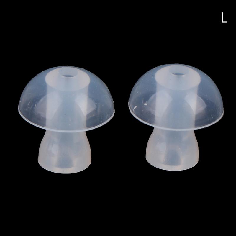 2 шт. Амбушюры для слуховых аппаратов, вкладыши для наушников, силиконовые вкладыши для наушников, вкладыши