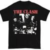 Редкая футболка группы The Clash Классическая черная S-5XL Унисекс футболка