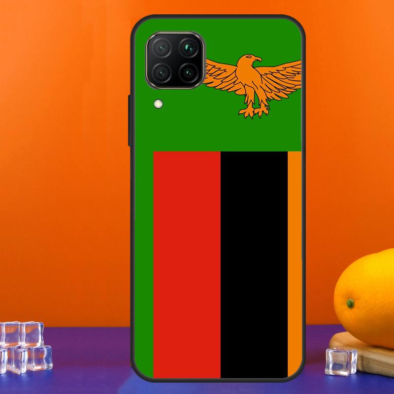Zambia Flag For Huawei Nova 12s 12i 11i 5T 9 10 SE Y91 Y90 Y60 Y70 Y72 Y61 P60 Pro P20 P40 P30 Lite Case
