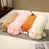 Cartoon Animal Lying Down Bear Rabbit Long Throw Pillow Plush Toy Doll Pig Doll Girl Soothing Rag Doll