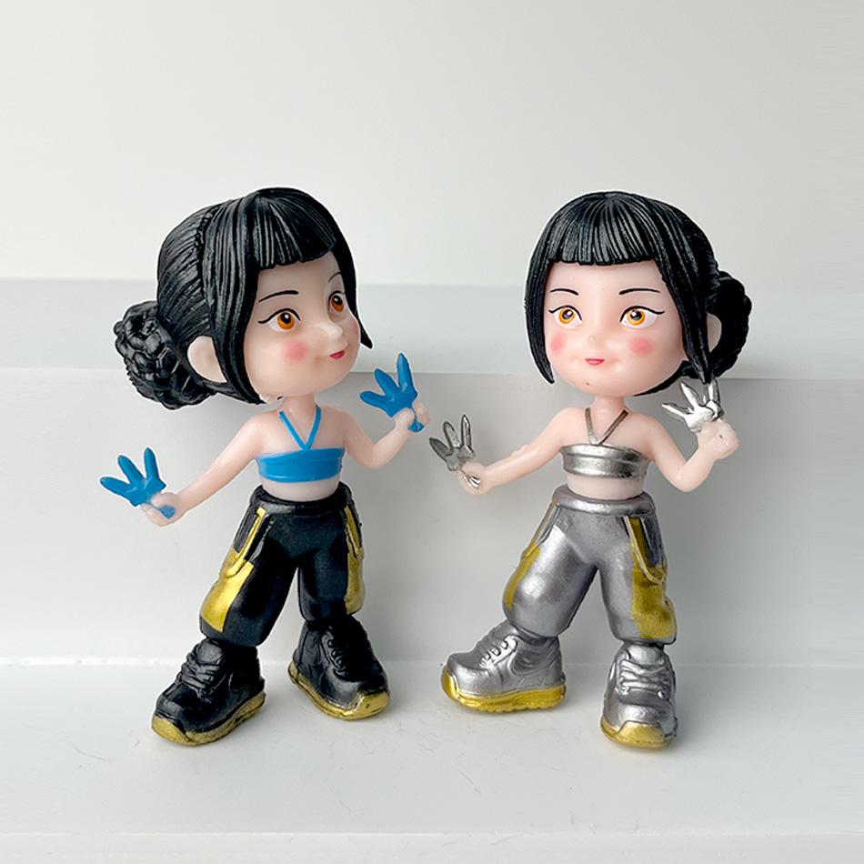 Anime Figure Toys Cute PVC Movable Joints Action Figure Model Dolls Kids Birthday Decoration Toy Gifts