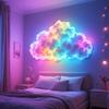 Регулируемая освещение 3D Лампа Грозовое Облако Пульт Дистанционного Управления RGBIC Светодиодный Свет Облако Настольная