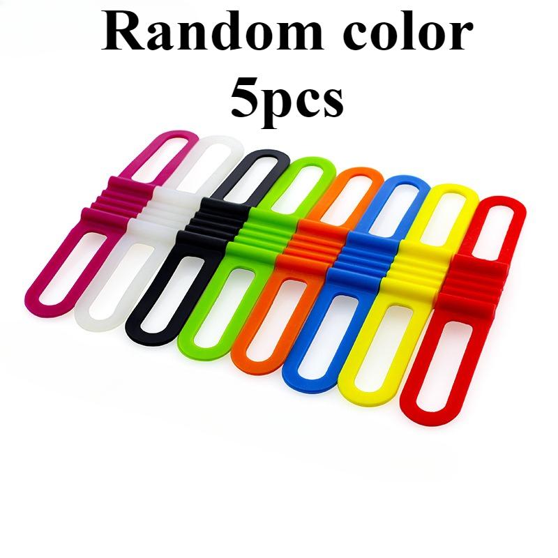 Mountain Road Bike Torch Silicone Strap Phone Flashlight Bands Elastic Bandage Bicycle Light Mount Holder Bike Accessories 7