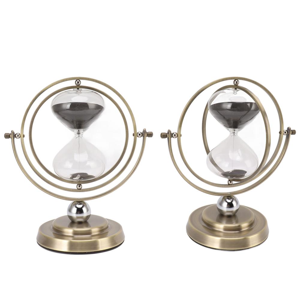 Металлические песочные часы простые современные точные часы нежные песочные часы украшение дома бронзовый цвет