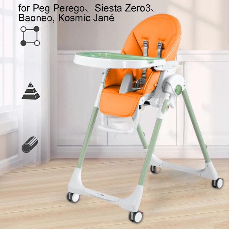 Детская подушка на обеденный стул Складной чехол для стула Искусственная кожа Путешествия Дом Аксессуары для детского стульчика Для PegPerego Для Siesta Zero3