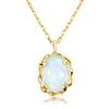 Lala Christie Opal Necklace In 18K Gold Women's 0.25ct (lp56-0021-yg)
