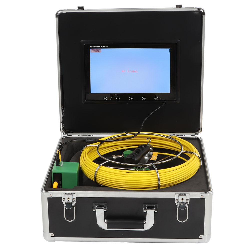 Pipe Inspection Video Camera 10 LCD 6LED 20M Cable Sewer Inspection System