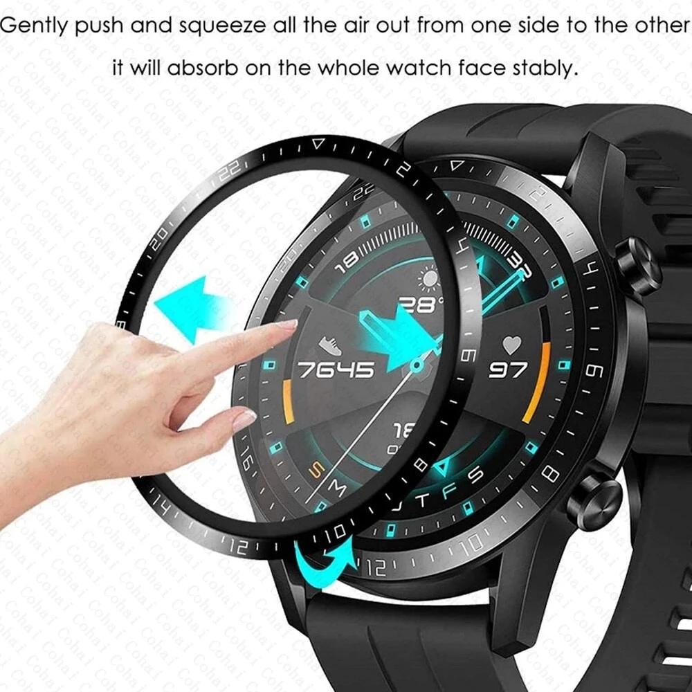 20D мягкое стекло для Huawei Watch GT 3 2 GT3 GT2 Pro 46 мм 42 мм бегунок защитная пленка для экрана аксессуары для смарт-часов