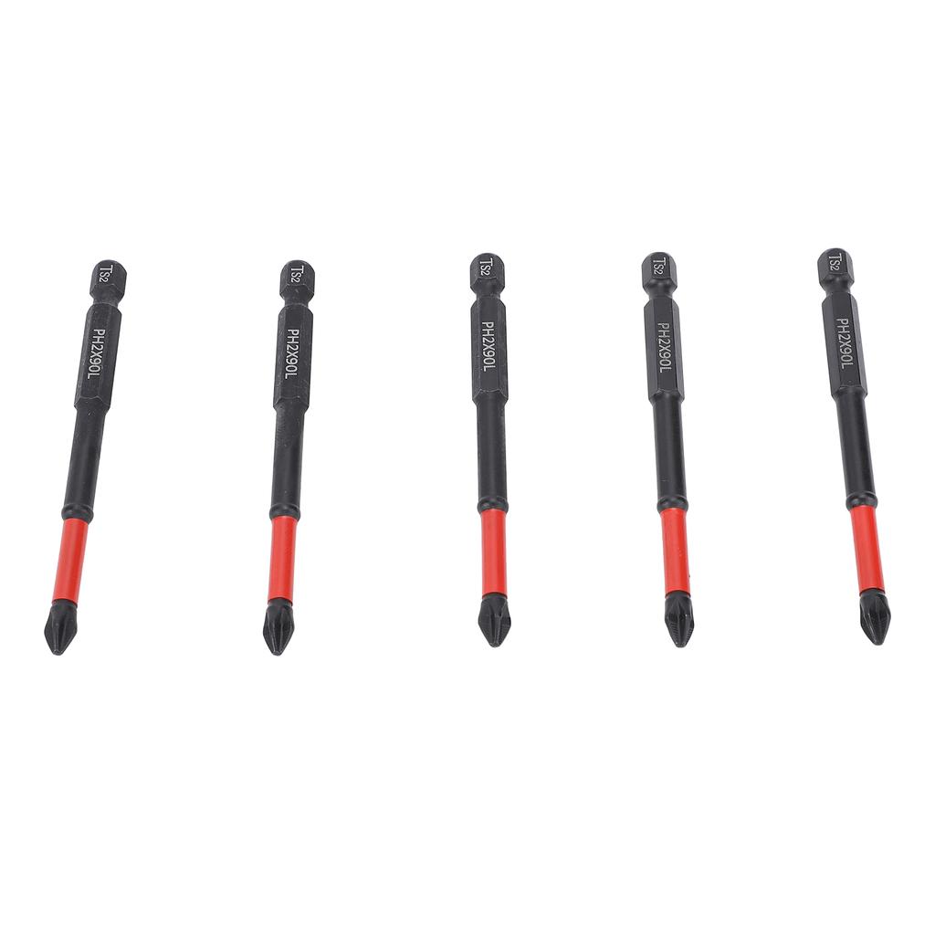 10PCS Screwdriver Heads 14 Inch Hex Shank Non Slip Magnetic Crossed Bits for Electric Drill Hand