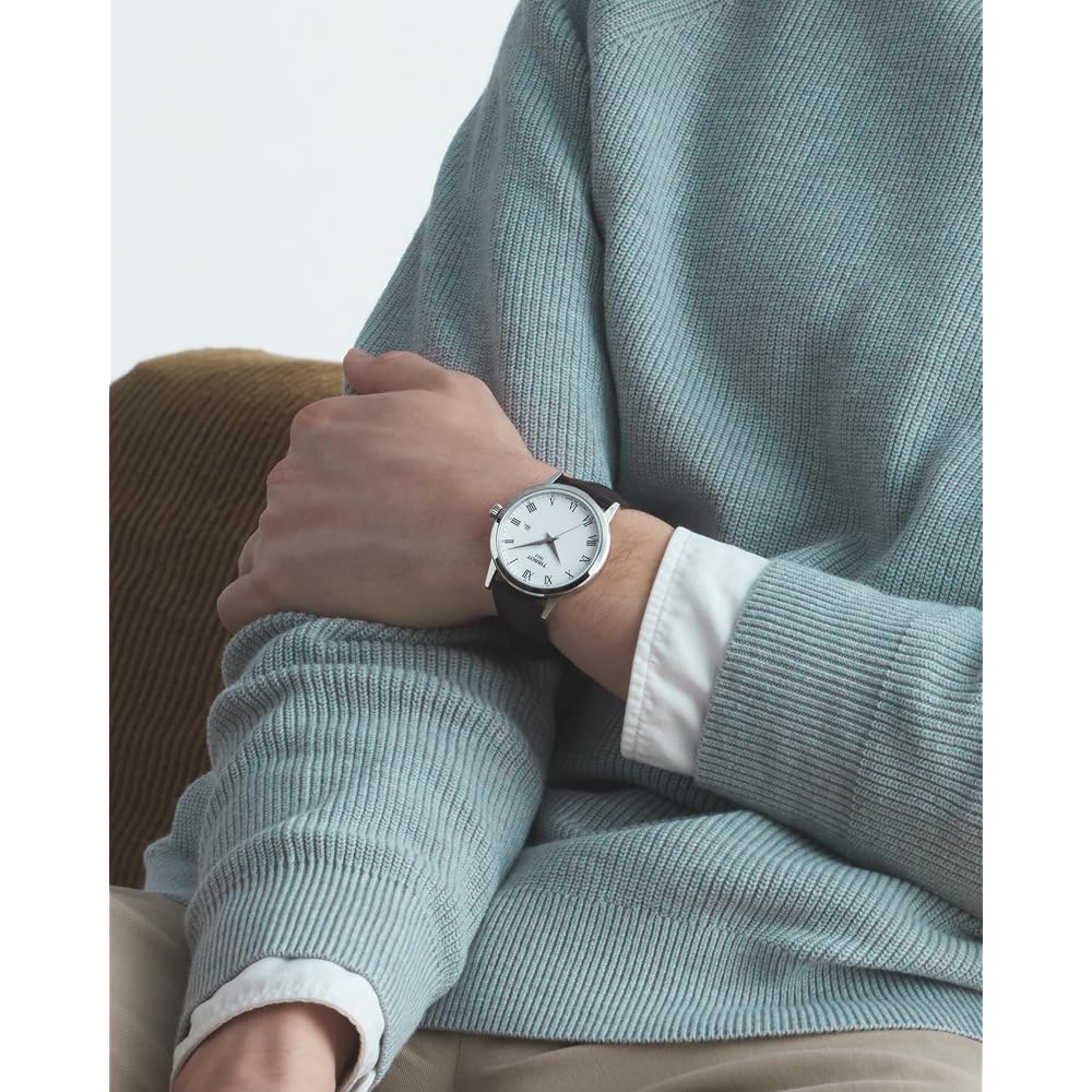 Мужские часы TISSOT Classic Dream с белым циферблатом и кожаным ремешком (T1294101601300) [Официально импортировано]