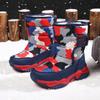 Kids Snow Boots for Boys Girls Winter Boot Waterproof Warm Anti-Slip Cold Weather Shoes Camouflage Plush Thickened Cotton Boots