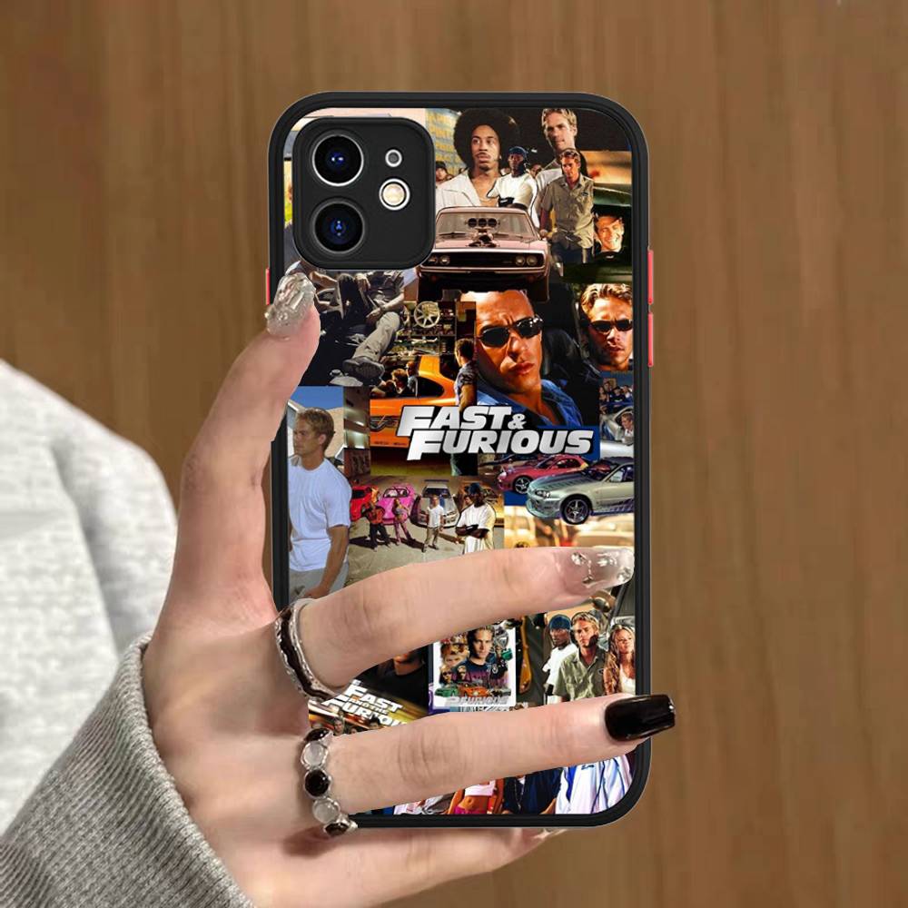 Серия фильмов Форсаж F-Furious Для IPhone Air 16 15 14 Plus 13 12 11 Pro Max Матовый чехол Гелевый ударопрочный чехол для телефона