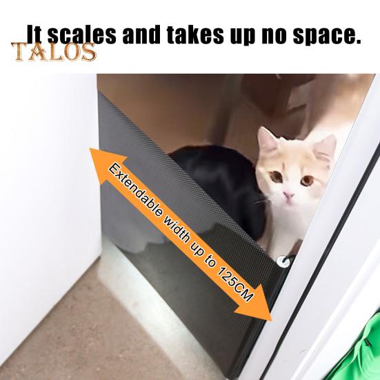 Retractable Safety Gate Extends To 49" Wide Puppy Fence Guard for Stairs Doorways Hallways Mesh Safety Gate for Baby Cats Dogs