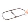 For Mercedes Benz CLA C117 SLK 2009-2016 Car Tail Throat Decor Frame Exhaust Pipe Trim Cover Stainless Steel Accessories 2 Pcs