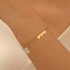 316L Stainless Steel Romantic Zircon Inlay Heart Splicing Design Bracelet Women Elegant Temperament Jewelry Party Gift