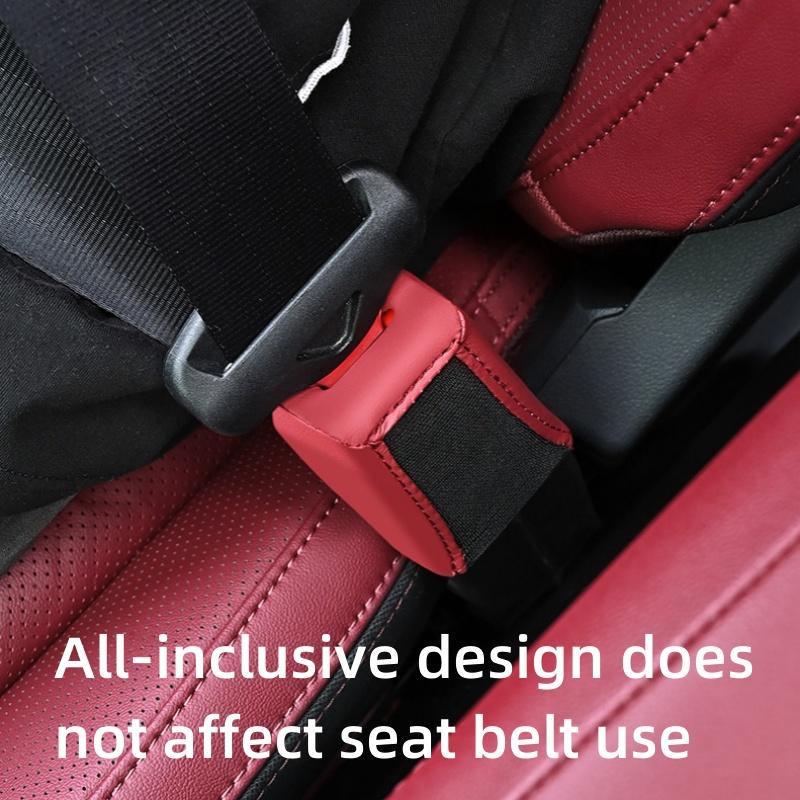 For Ford Mondeo Focus Explorer Escape Kuga Everest Bronco F-150 Ranger Transit Car Seat Belt Buckle Base Protective Cover