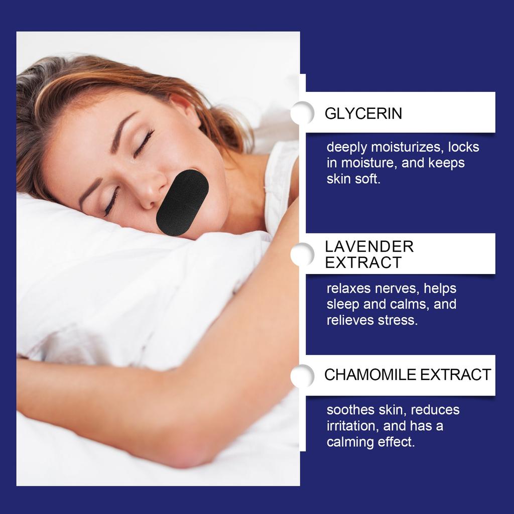 Sleep Patch Anti-snoring Sleep Patch. Corrective Mouth Opening Adult Deep Sleep Patch Suitable For Both Men And Women.30patches