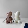 Милая 3D мультяшная форма медведя из силикона для DIY свечей, мыла, шоколада, удобная форма для смолы для декора на дни рождения и в качестве подарков