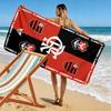 Flamengo Logo Print Beach Towel, Large Soft Quick Dry Towel for Beach Camping Swimming