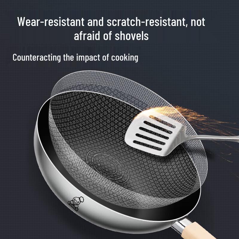 COOKER KING 28cm 316 Stainless Steel Non-stick Wok