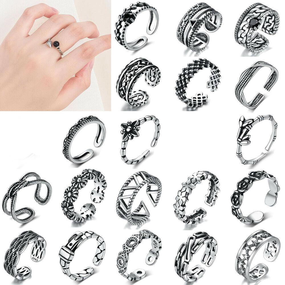 Thumb Rings Ladies Mens Toe Rings Adjustable Open Band Simple Exquisite Womens Ring