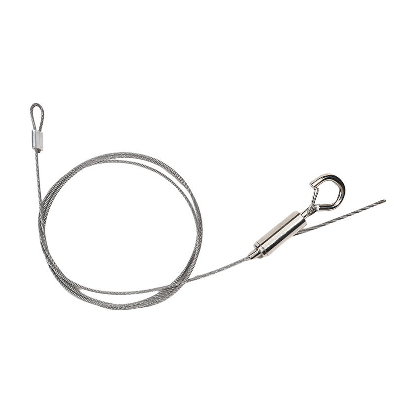 Регулируемый трос для подвешивания картин Стальной трос Многоцелевой Набор для подвешивания фоторамки Зеркала Выставочный с крючком для декора стен 0,5 м/1 м/1,5 м в наличии