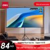 Deli 84-дюймовый 16:9 Портативный проекционный экран с подставкой