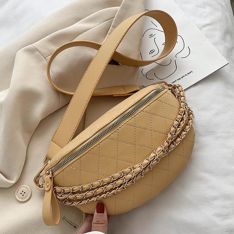 Сумка женская новая высококачественная текстура нишевая летняя широкополосная сумка-мессенджер нагрудная сумка поясная сумка