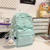 Girls Mini Backpack Nylon Drawstring With Bow For School And Travel