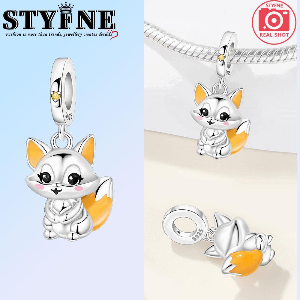Медь Милый Ягненок Корова Медведь Мышь Лиса Коала Шармы Бусины Подвеска Для Оригинального Браслета Женщина Девушка Ювелирные Изделия