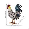 Metal Rooster Decor Chicken Yard Decoration Lawn Ornament Artwork Garden Statue Outdoor Figurine for