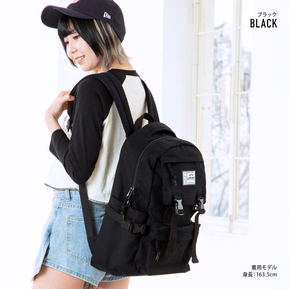 Aventura RCF-30674 Канвасный Рюкзак Daypack с Изолированным Карманном для Бутылки, Черный