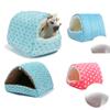 Warm Plush Hamster Cage Guinea Pig Nest House Bed Small Animal Sleeping Bed Nest for Rodent/Guinea Pig/Rat/Hedgehog