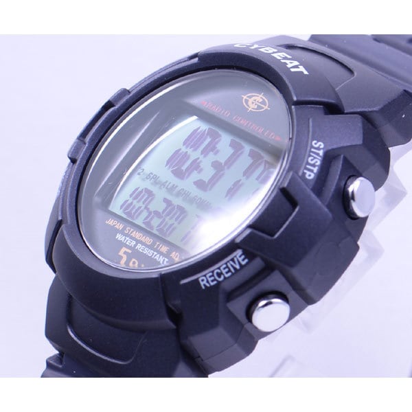 J-AXIS WRC15 Men's Quartz Digital Wrist Watch - Silver / Black / Navy WRC15-S WRC15-BK WRC15-BL Gift Casual Business Sports Student