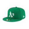 New Era Authentic Flat Visor MLB ACPERF OAKATH 25J Cap, Oak/Alternate 8, ALT,