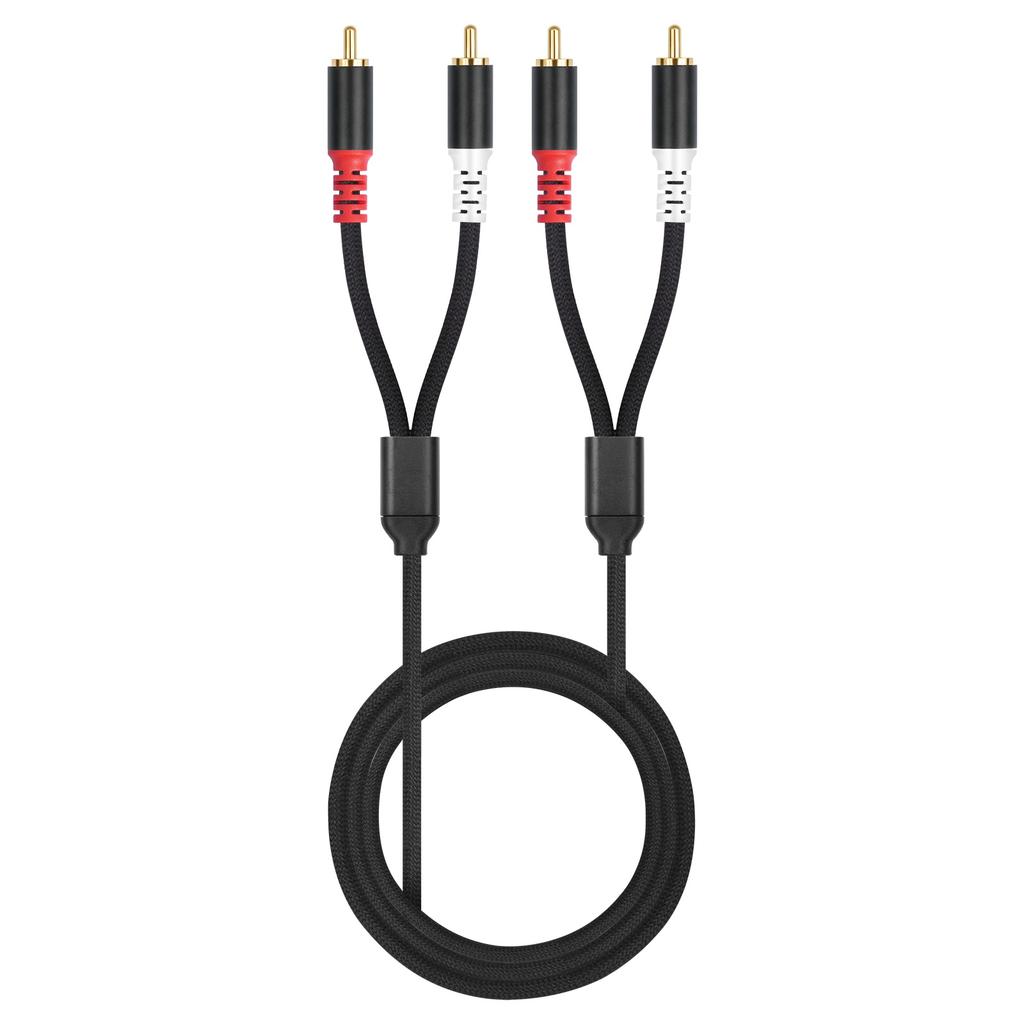 Стерео Аудио Кабели 2RCA Папа - 2RCA Папа 2RCA Стерео Кабель для Домашнего Кинотеатра HDTV Усилителей Систем Автозвука