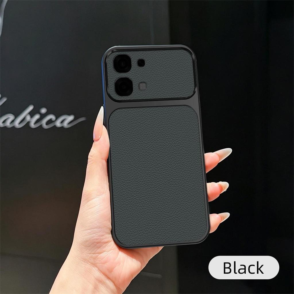Роскошный чехол из искусственной кожи для телефона OPPO A6 Pro 4G/5G с защитной крышкой для большого окна камеры