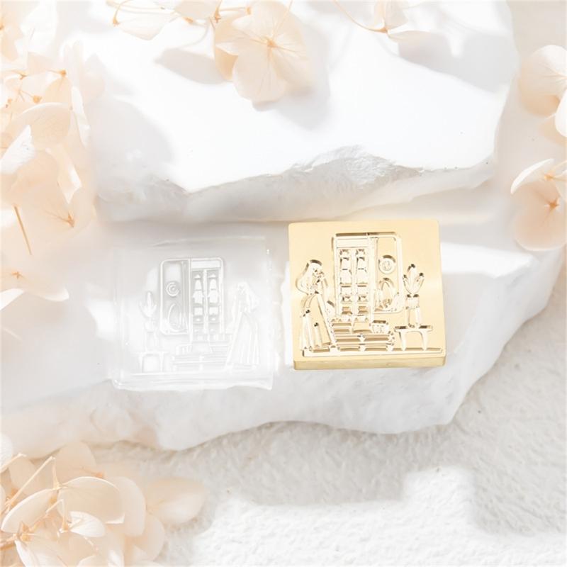 Bear Wax Seal Stamp Brass Animal Series Sealing Wax Stamp for DIY Envelope Wedding Birthday Invitation Card Scrapbooking