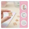 1/4 шт. Милые Модные Наклейки с 3D Рельефом Медведь Кролик, Милые Эстетичные Наклейки, Мультяшные Креативные Наклейки, Наклейки для DIY Декора