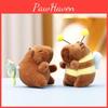 Plush Capybara Toy Keychain Stuffed Animal Doll Cartoon Gift Decoration Cute