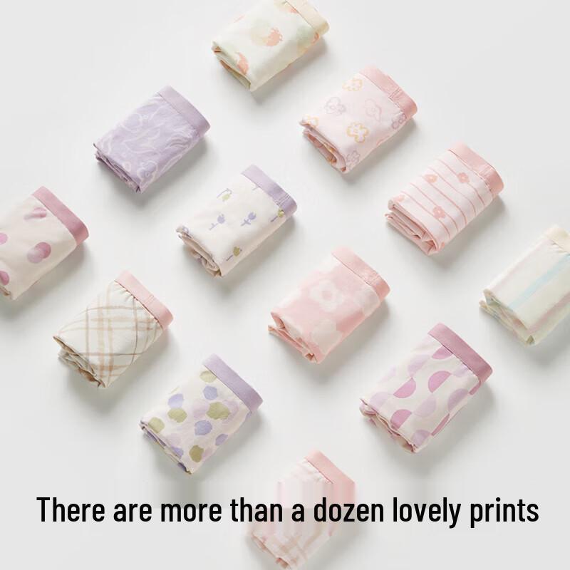 Bananain 501C Women's Printed Mid-Waist Briefs, 3-Pack