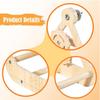 Bird Perch Playground Wooden Parrot Stand Claw Grinding Foot Exercise Toy for Cockatiel Cage Accessories
