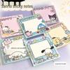 Sanrio Pochacco Cartoon Stickers & Cute Adhesive Notepad for Student Planners