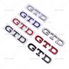 3D ABS Car Rear Trunk Decal GTD Logo Letter Badge Stickers 4 5 6 7 MK4 MK5 MK6 MK7 Emblem Accessories