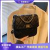 Rhombus Chain Small Bag Women's Summer New Fashion Leisure Shoulder Bag Backpack