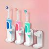 Convenient Wall-Mounted Electric Toothbrush Holder with Bathroom Organizer, Space-Saving Design for Bathroom