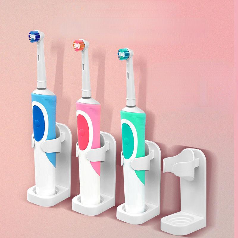 Многофункциональный настенный держатель для электрических зубных щеток с органайзером для ванной комнаты, компактный дизайн
