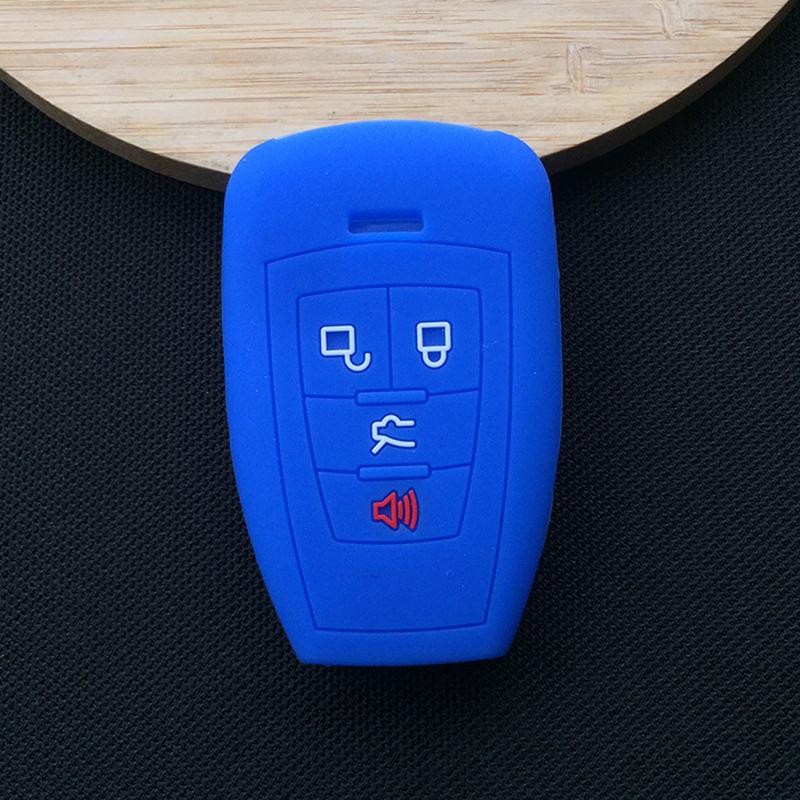 Силиконовый чехол-брелок для ключа автомобиля Baic BJ40 PLUS EX5 EU5 EC5 bj80 4-кнопочный smart-ключ Аксессуары для автомобиля